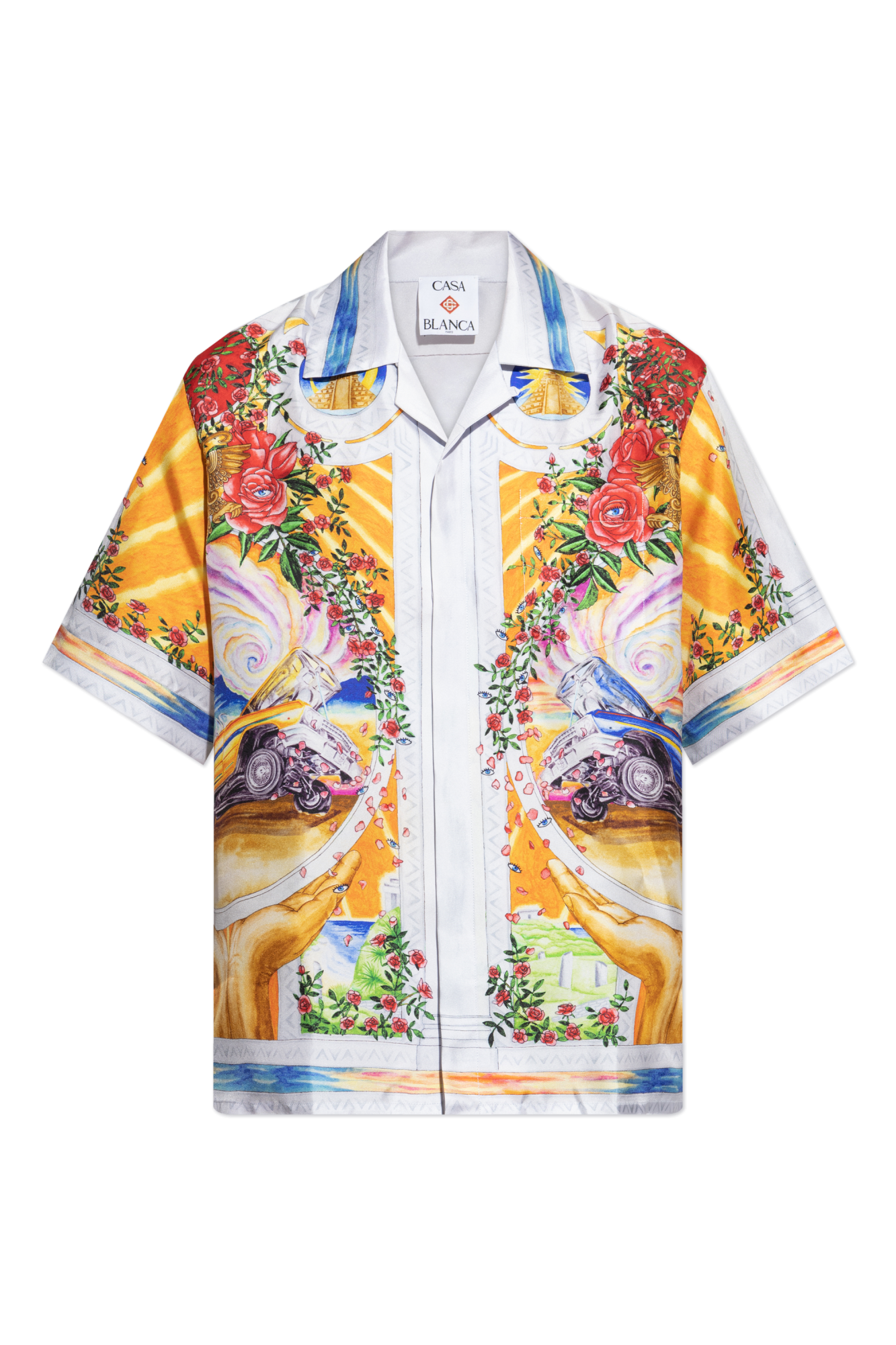 CASABLANCAシャツ 2023SS M CASAMS23-SH-006-02-